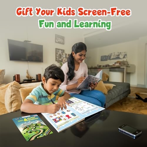 200+ Adventure Activity Book for Kids, Early Learning Educational Book with 500+ Free Worksheets & Parenting Tips, Brain Booster Books for Kids 3 - 4 Years - Image 3