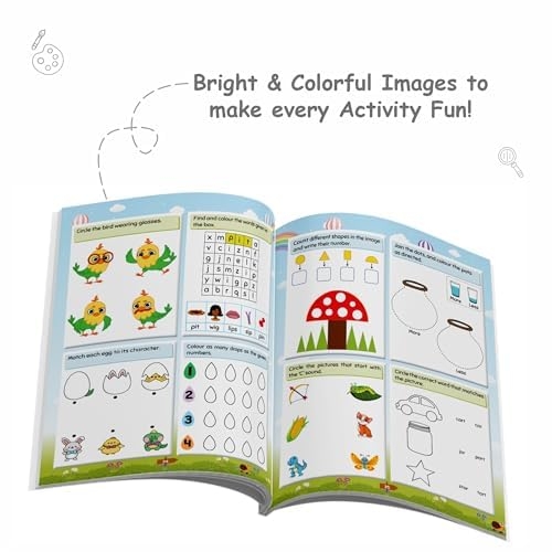 200+ Adventure Activity Book for Kids, Early Learning Educational Book with 500+ Free Worksheets & Parenting Tips, Brain Booster Books for Kids 3 - 4 Years - Image 4