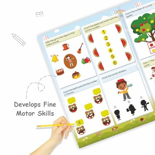 200+ Adventure Activity Book for Kids, Early Learning Educational Book with 500+ Free Worksheets & Parenting Tips, Brain Booster Books for Kids 3 - 4 Years - Image 6