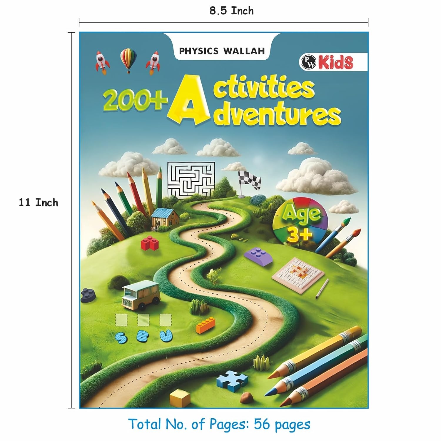 200+ Adventure Activity Book for Kids, Early Learning Educational Book with 500+ Free Worksheets & Parenting Tips, Brain Booster Books for Kids 3 - 4 Years - Image 8