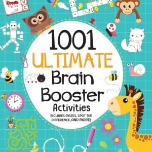 1001 Ultimate Brain Booster Activity book for 3 to 6 Years Old Kids |Enhance the Child Mind with Cognitive Excellence with Interactive Activity Book