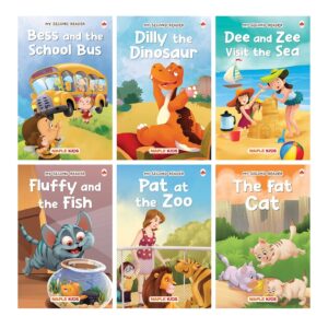 Story Books for Kids - Second Reader (Illustrated) (Set of 6 Books) - Phonic stories - Bedtime Stories - 3 Years to 6 Years Old - Read Aloud to Infants, Toddlers