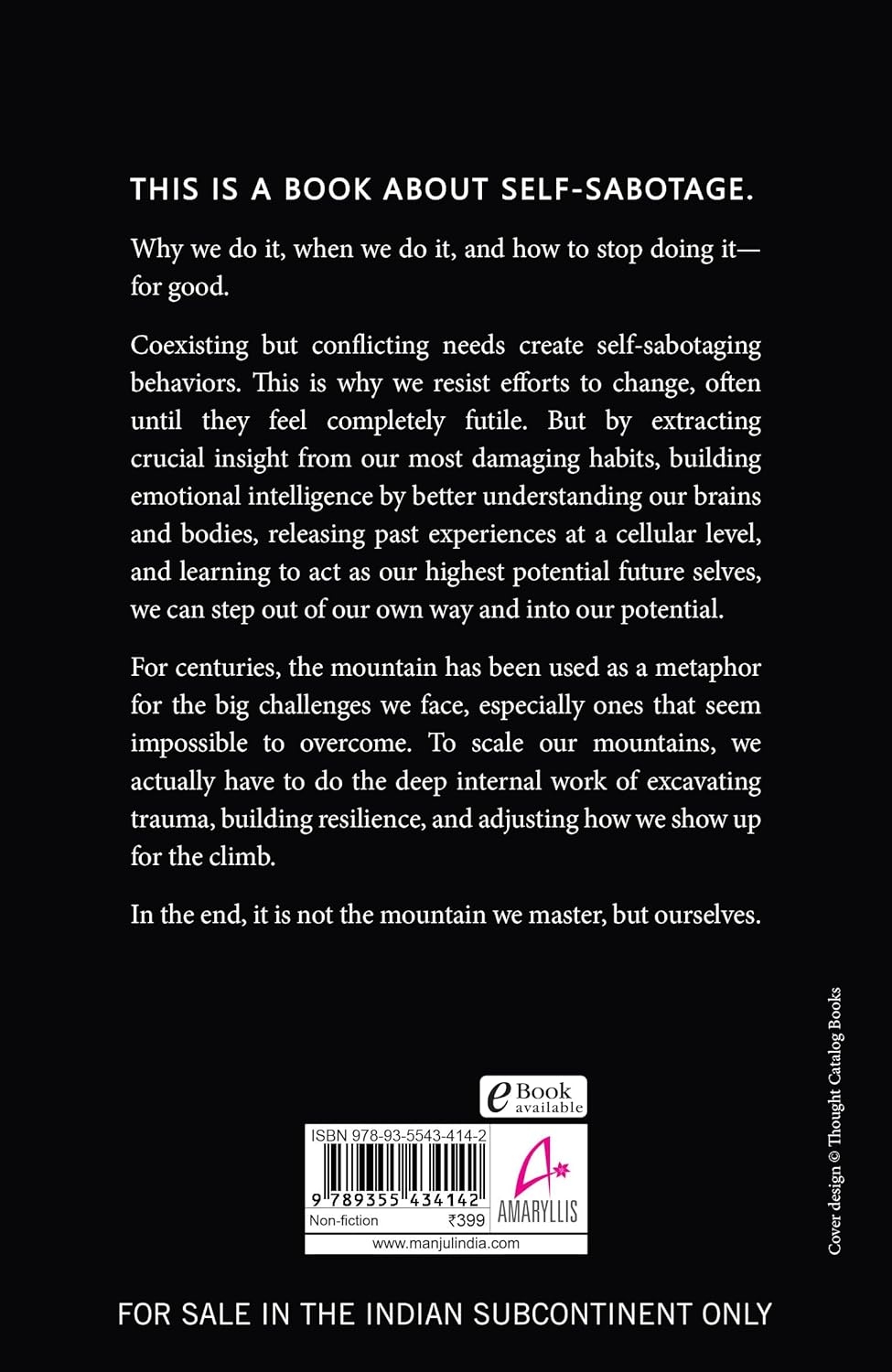The Mountain Is You: Transforming Self-Sabotage Into Self-Mastery (English) - Image 2