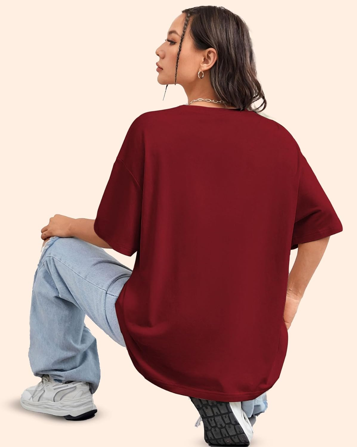 Women's Oversized Graphic T-Shirt - Image 4