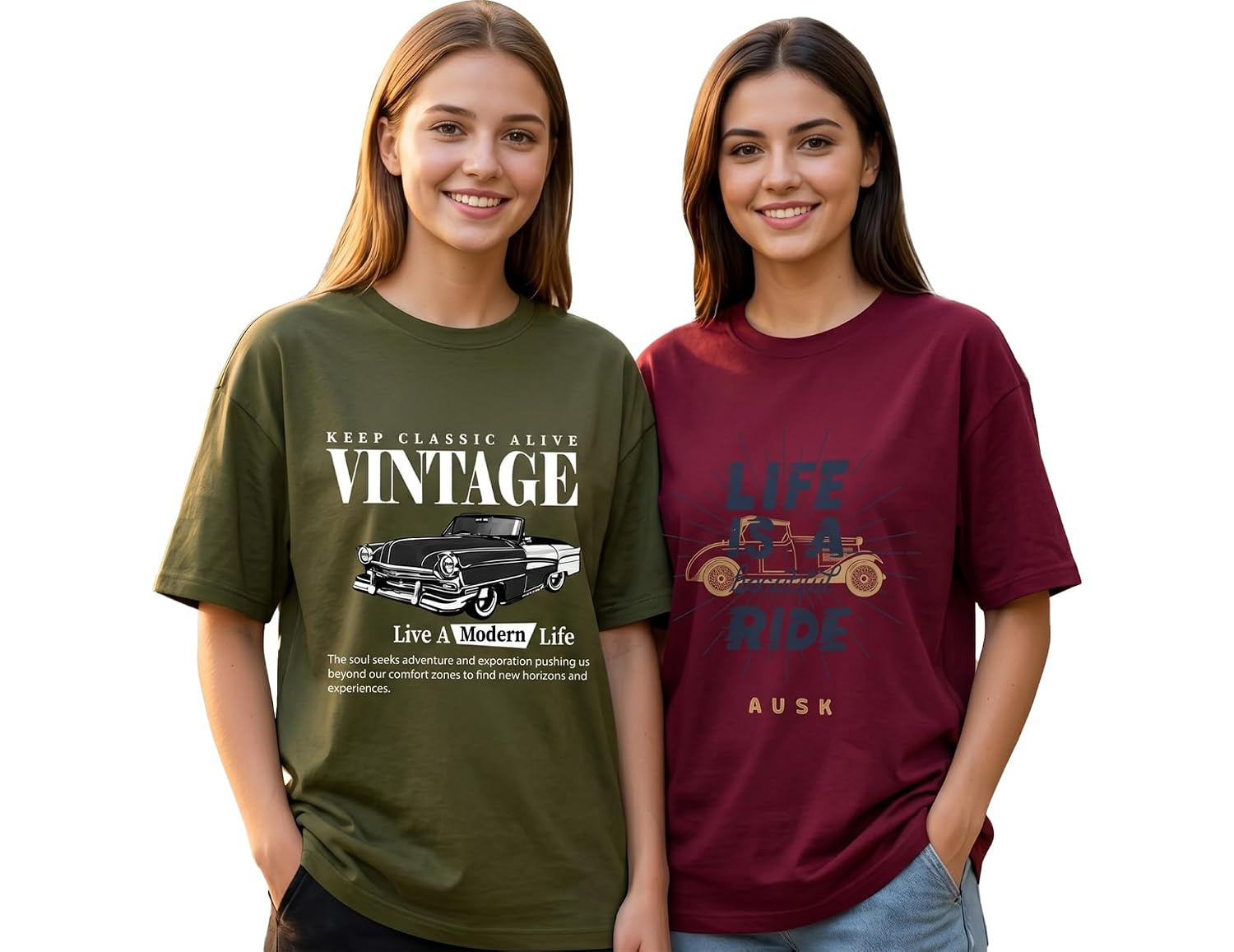 Women's Oversized Graphic T-Shirt - Image 13