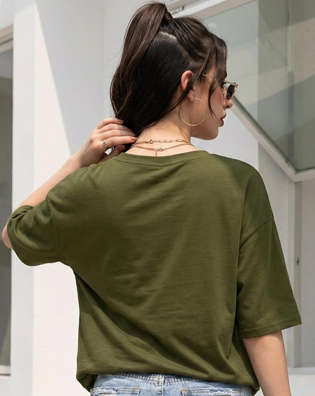 Women's Oversized Graphic T-Shirt - Image 15