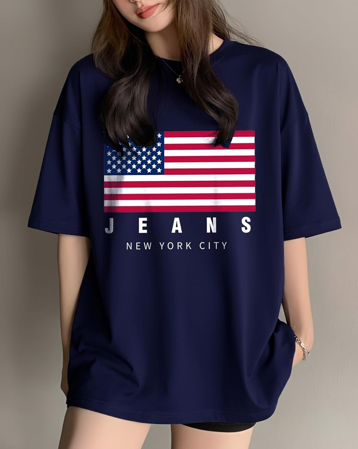 Women's Oversized Graphic T-Shirt - Image 21