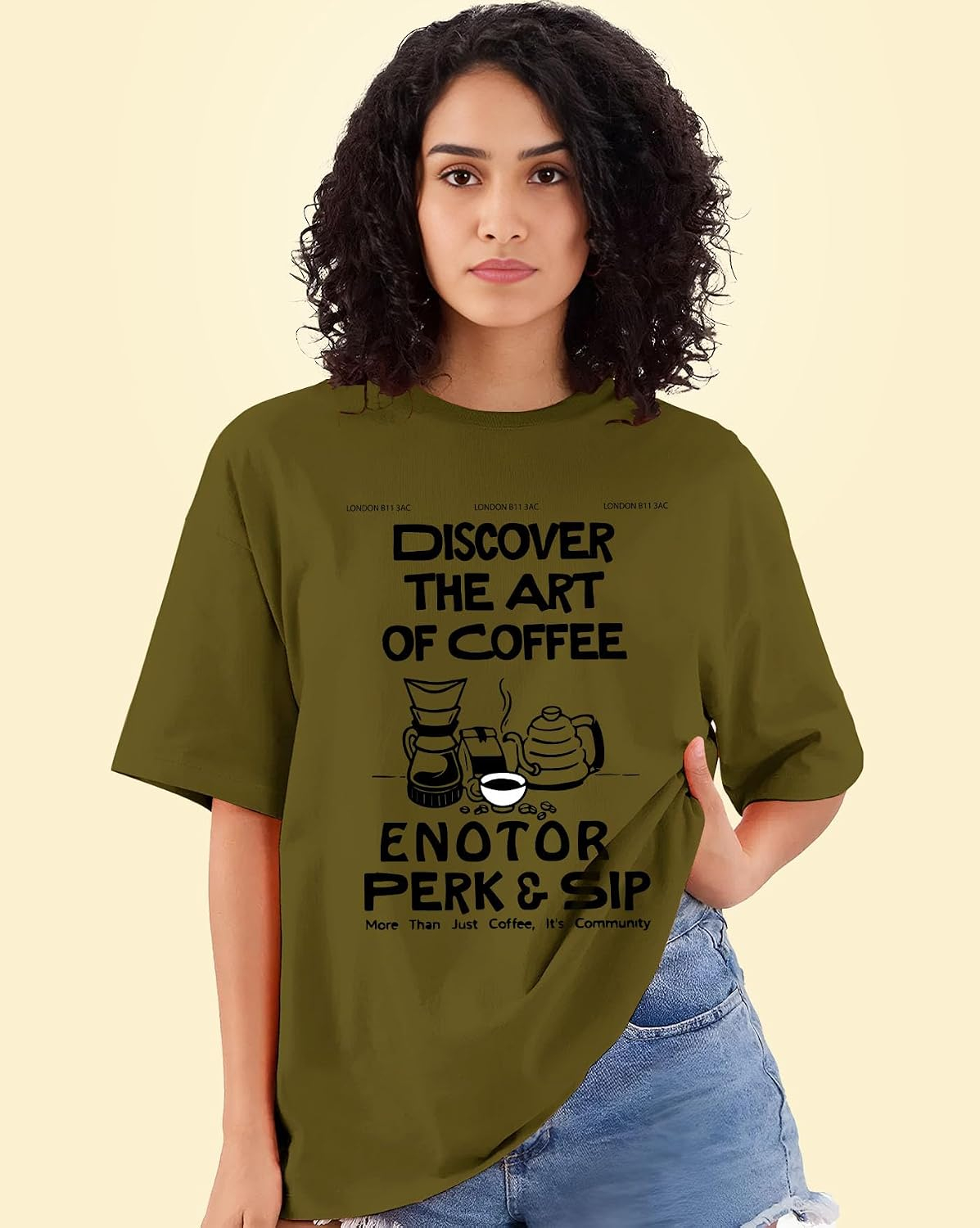 Women's Oversized Graphic T-Shirt - Image 30
