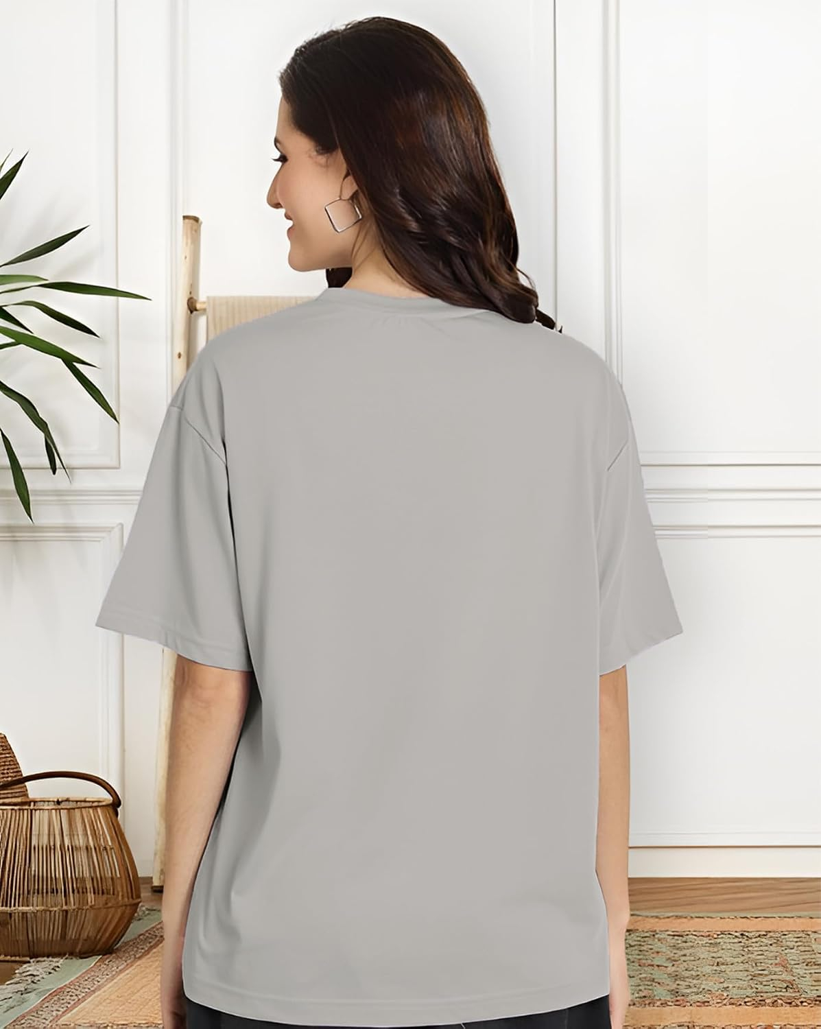 Women's Oversized Graphic T-Shirt - Image 55
