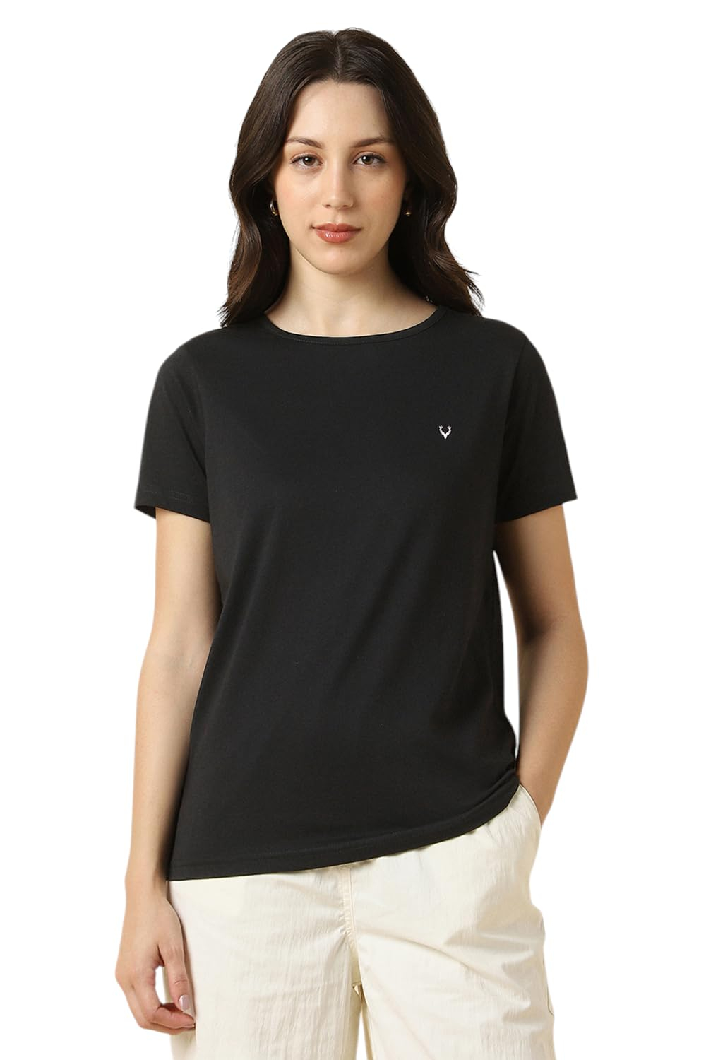 Women's Essential Cotton Crew-Neck T-Shirt