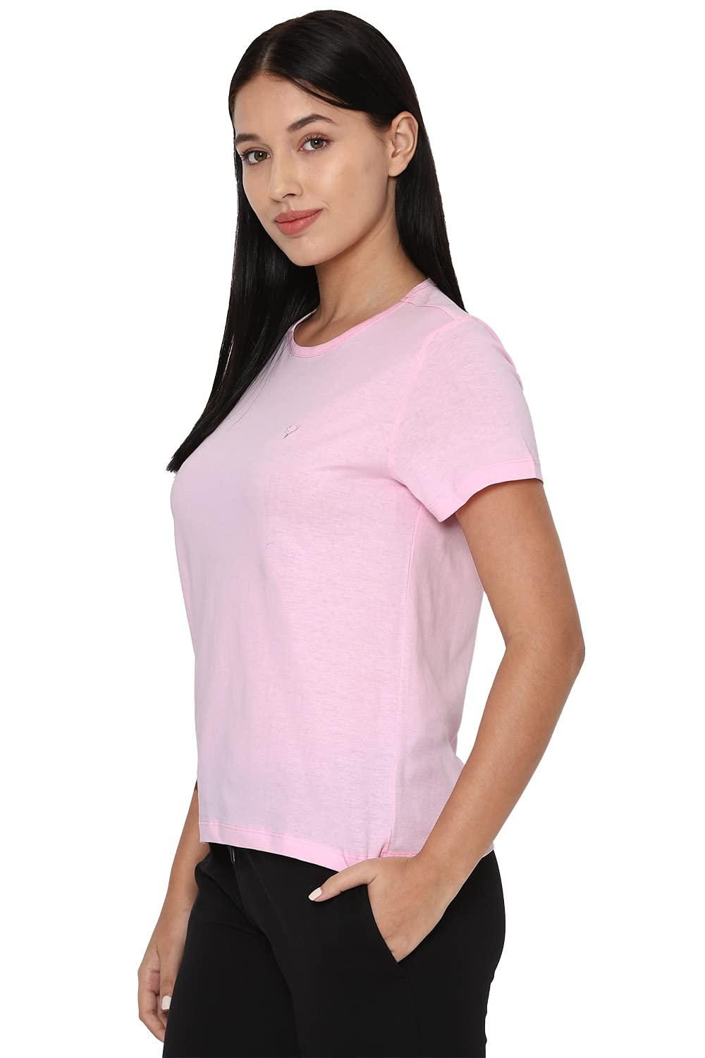 Women's Essential Cotton Crew-Neck T-Shirt - Image 38