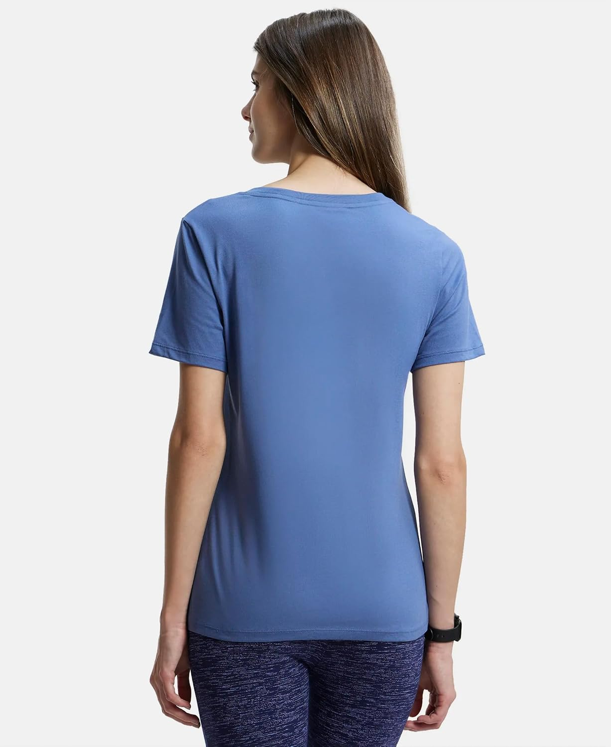 Women's Curved-Hem Cotton T-Shirt - Image 92