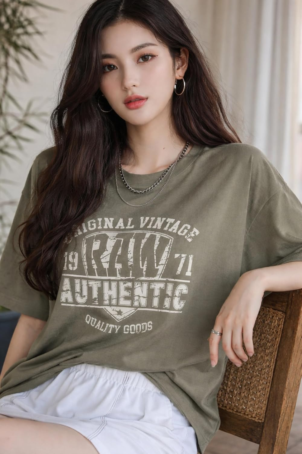 Women's Loose-Fit Graphic T-Shirt - Image 15