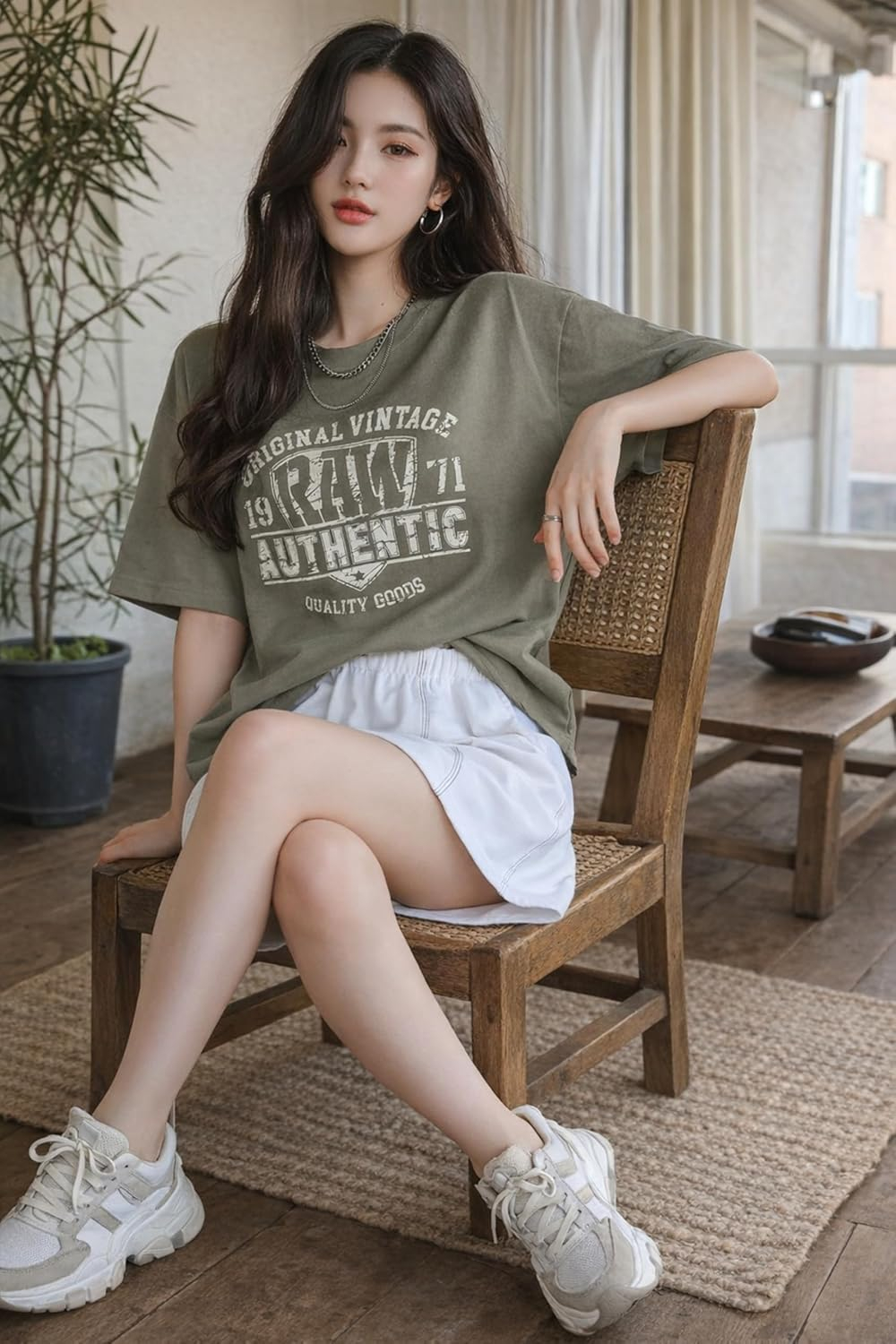 Women's Loose-Fit Graphic T-Shirt - Image 16