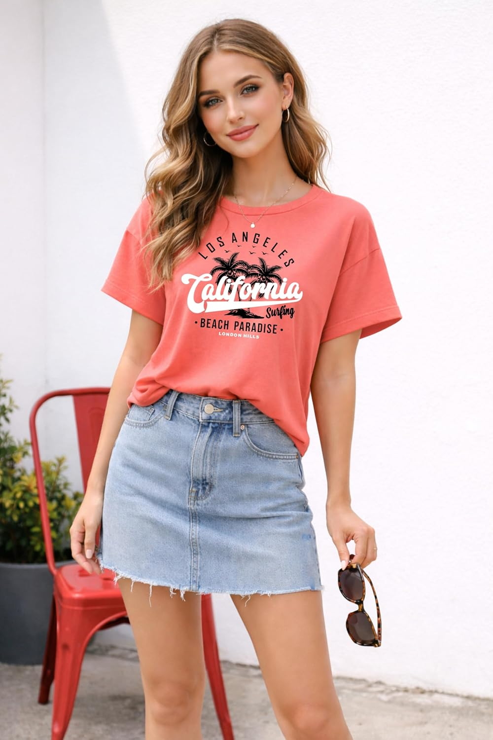 Women's Loose-Fit Graphic T-Shirt - Image 22