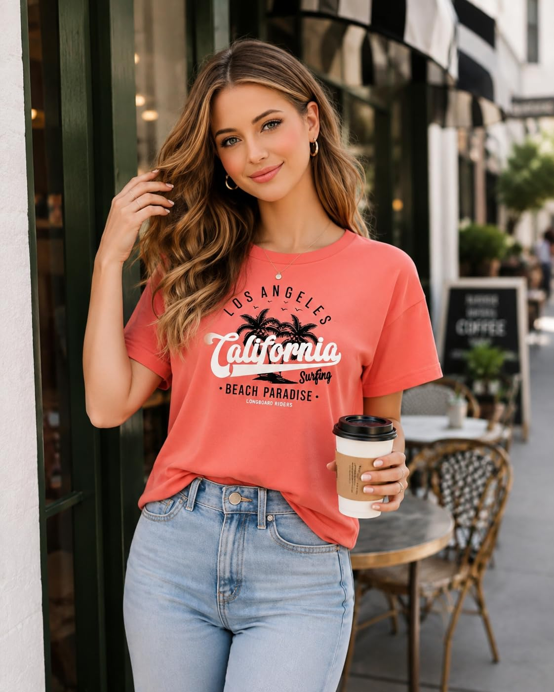 Women's Loose-Fit Graphic T-Shirt - Image 24