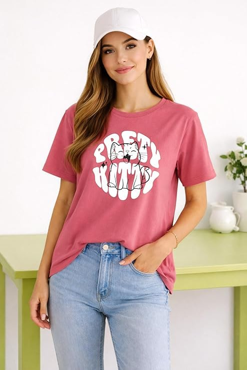 Women's Loose-Fit Graphic T-Shirt - Image 27