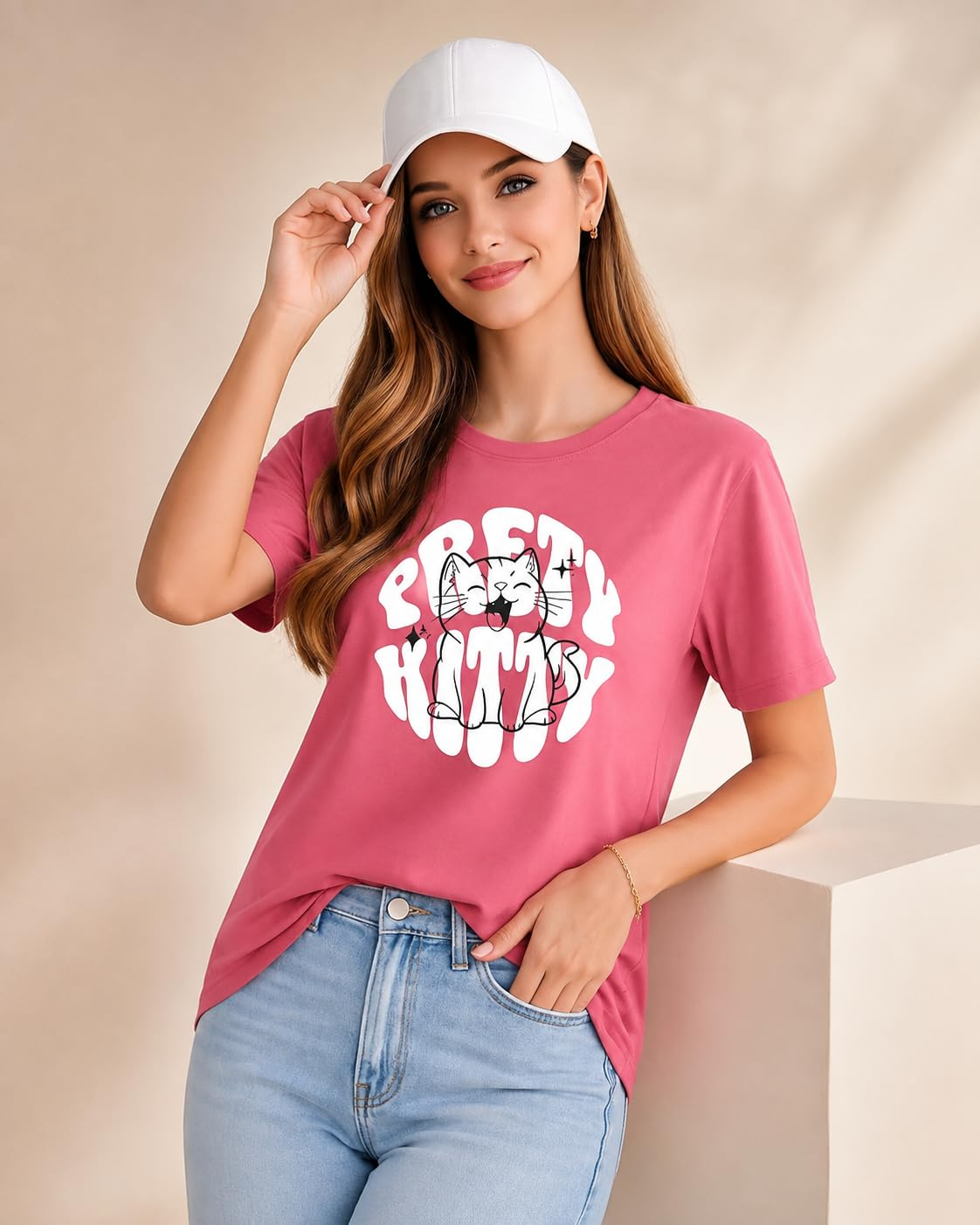 Women's Loose-Fit Graphic T-Shirt - Image 29