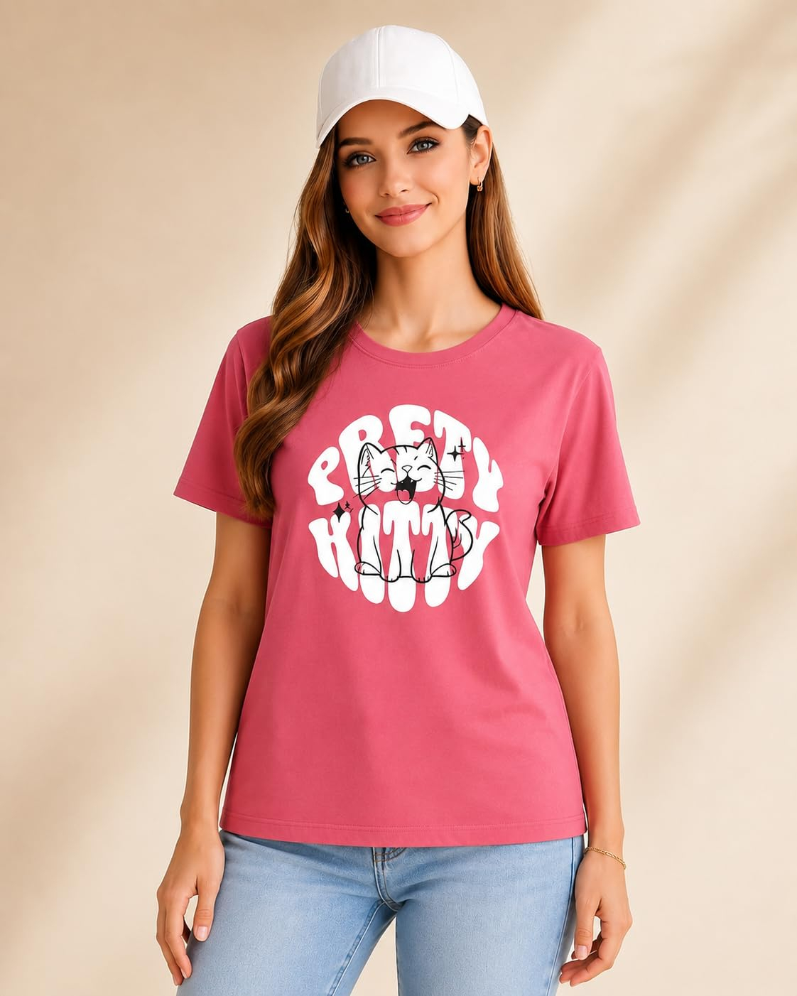Women's Loose-Fit Graphic T-Shirt - Image 31