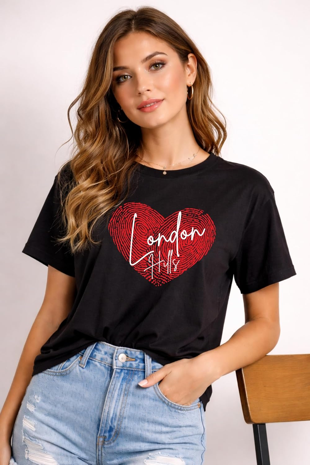Women's Loose-Fit Graphic T-Shirt - Image 33