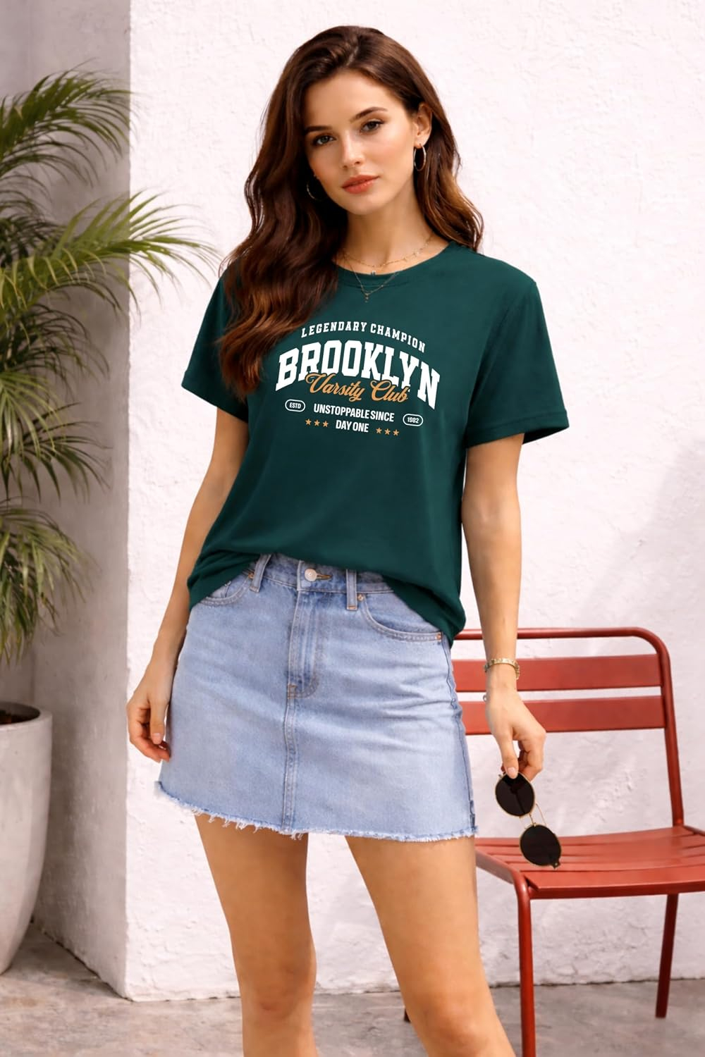 Women's Loose-Fit Graphic T-Shirt - Image 39