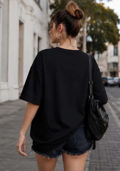 Women's Oversized Printed Longline T-Shirt - Image 15