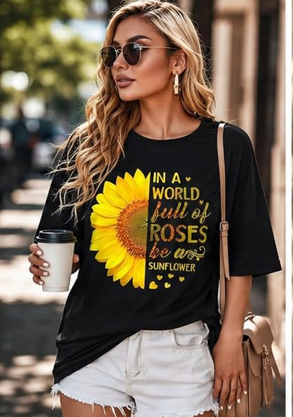 Women's Oversized Printed Longline T-Shirt - Image 43