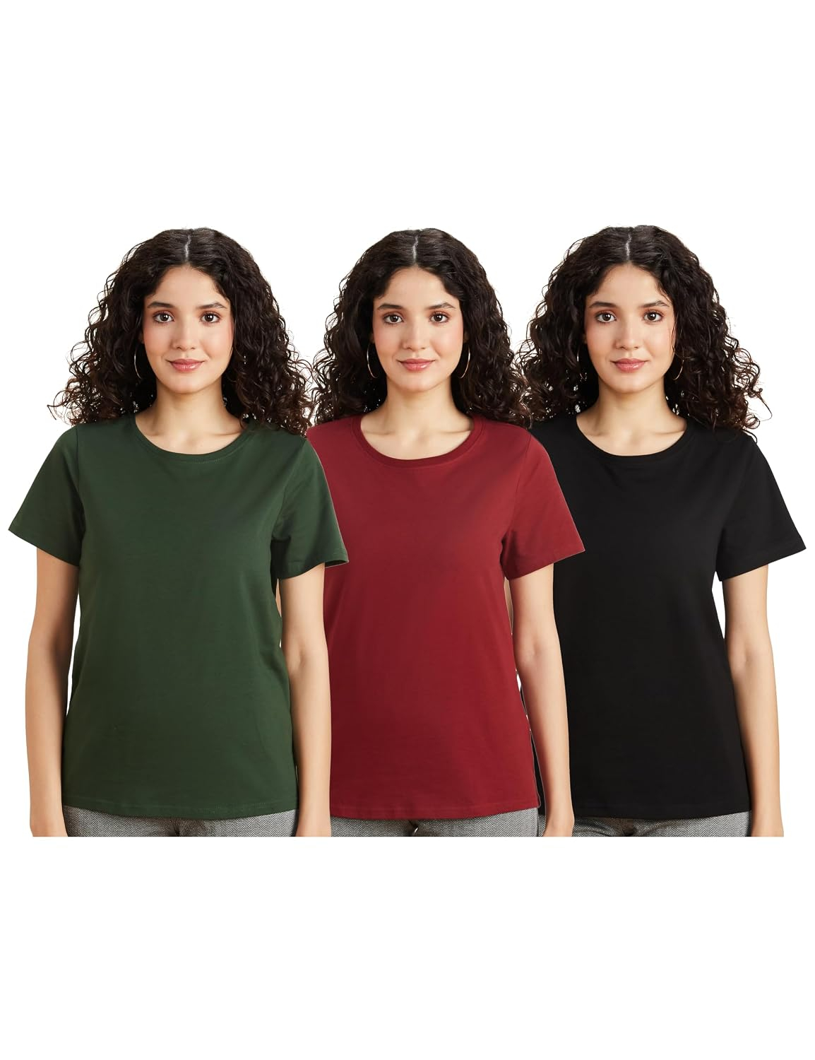 Women's Stretch Cotton Sleeveless T-Shirt - Image 2