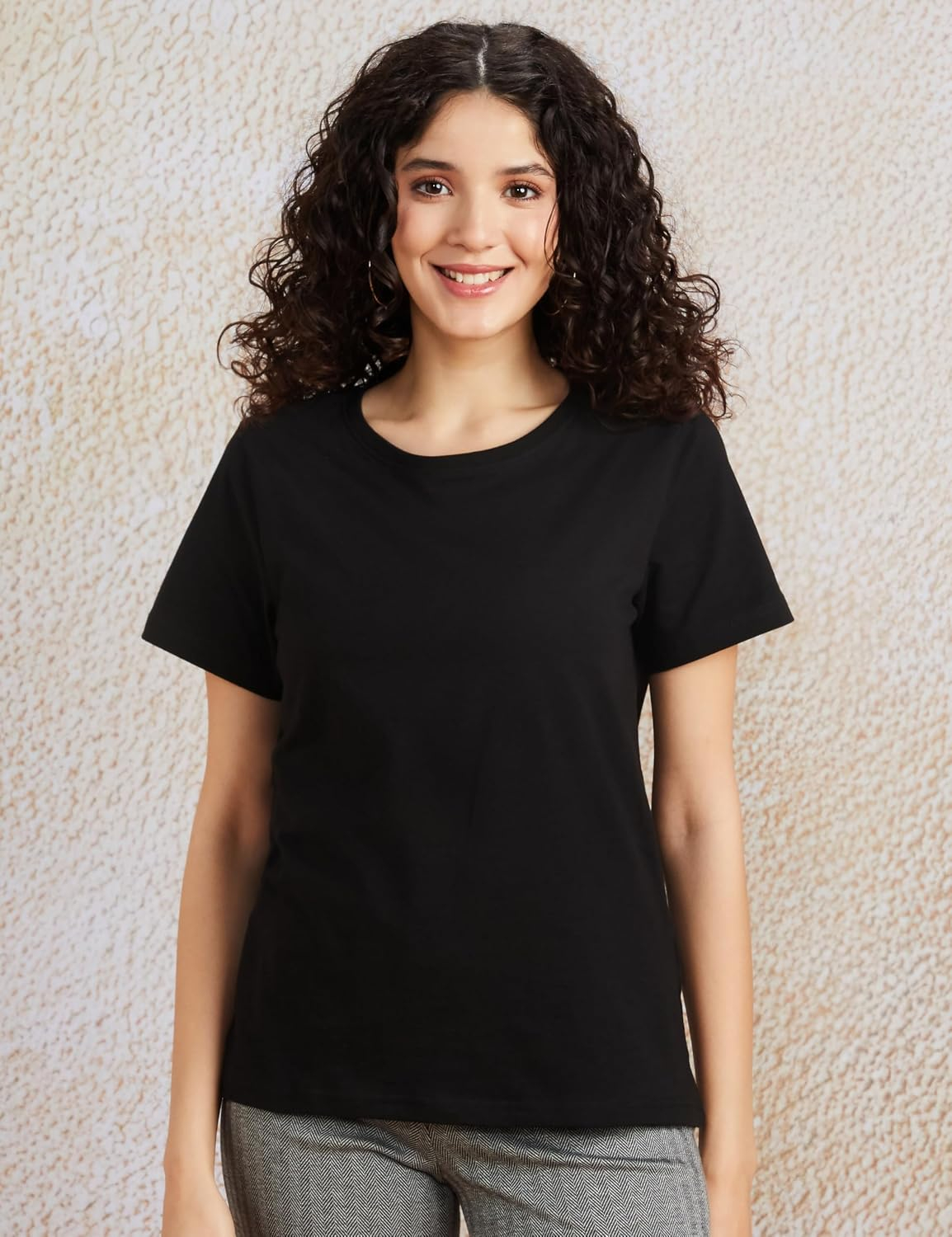 Women's Stretch Cotton Sleeveless T-Shirt - Image 3