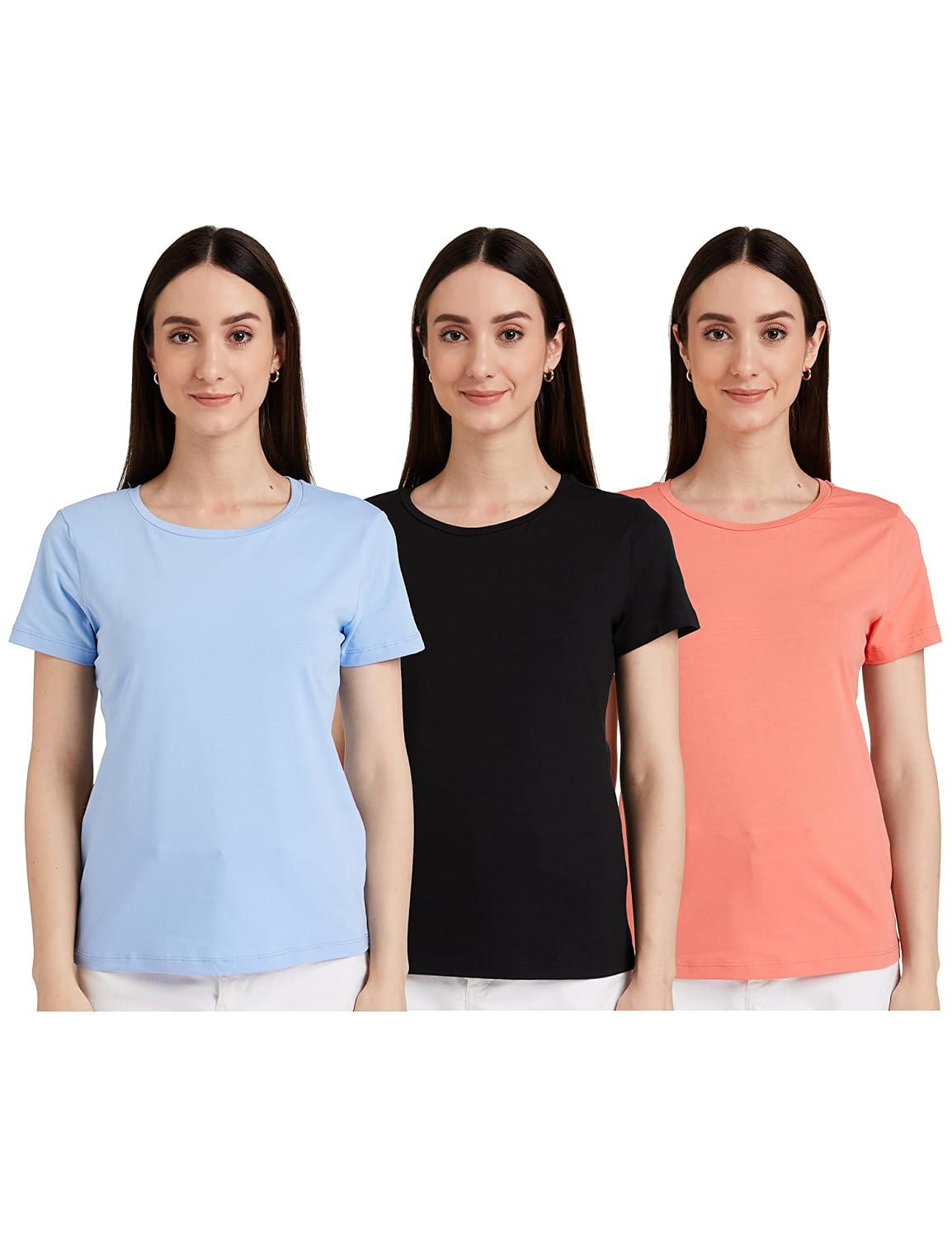 Women's Stretch Cotton Sleeveless T-Shirt - Image 8