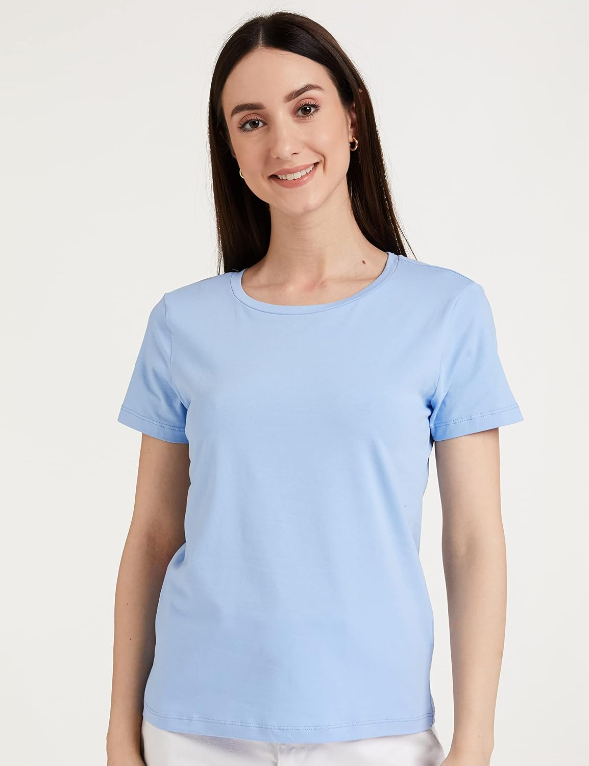 Women's Stretch Cotton Sleeveless T-Shirt - Image 9