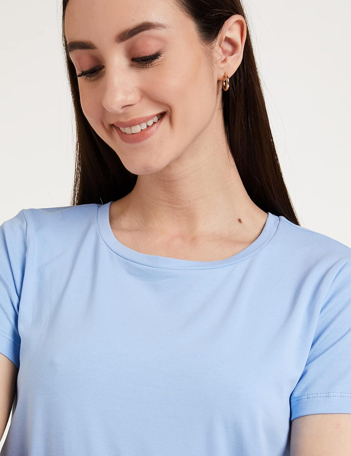 Women's Stretch Cotton Sleeveless T-Shirt - Image 12