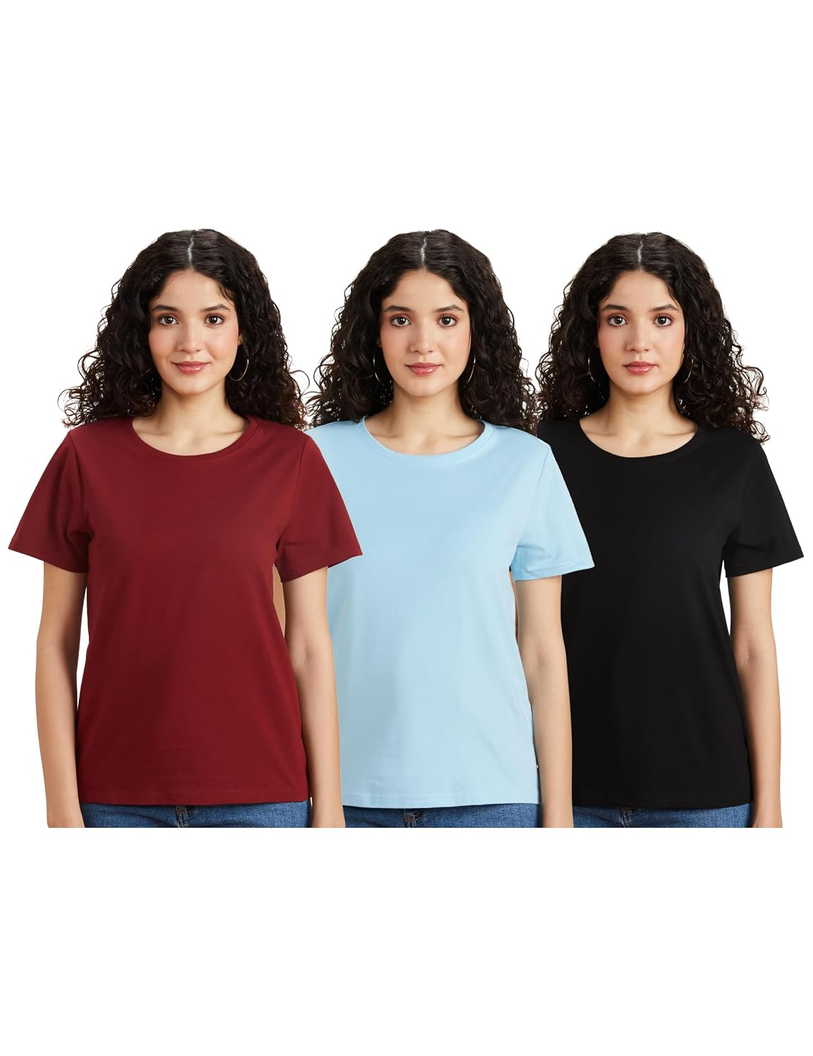 Women's Stretch Cotton Sleeveless T-Shirt - Image 24