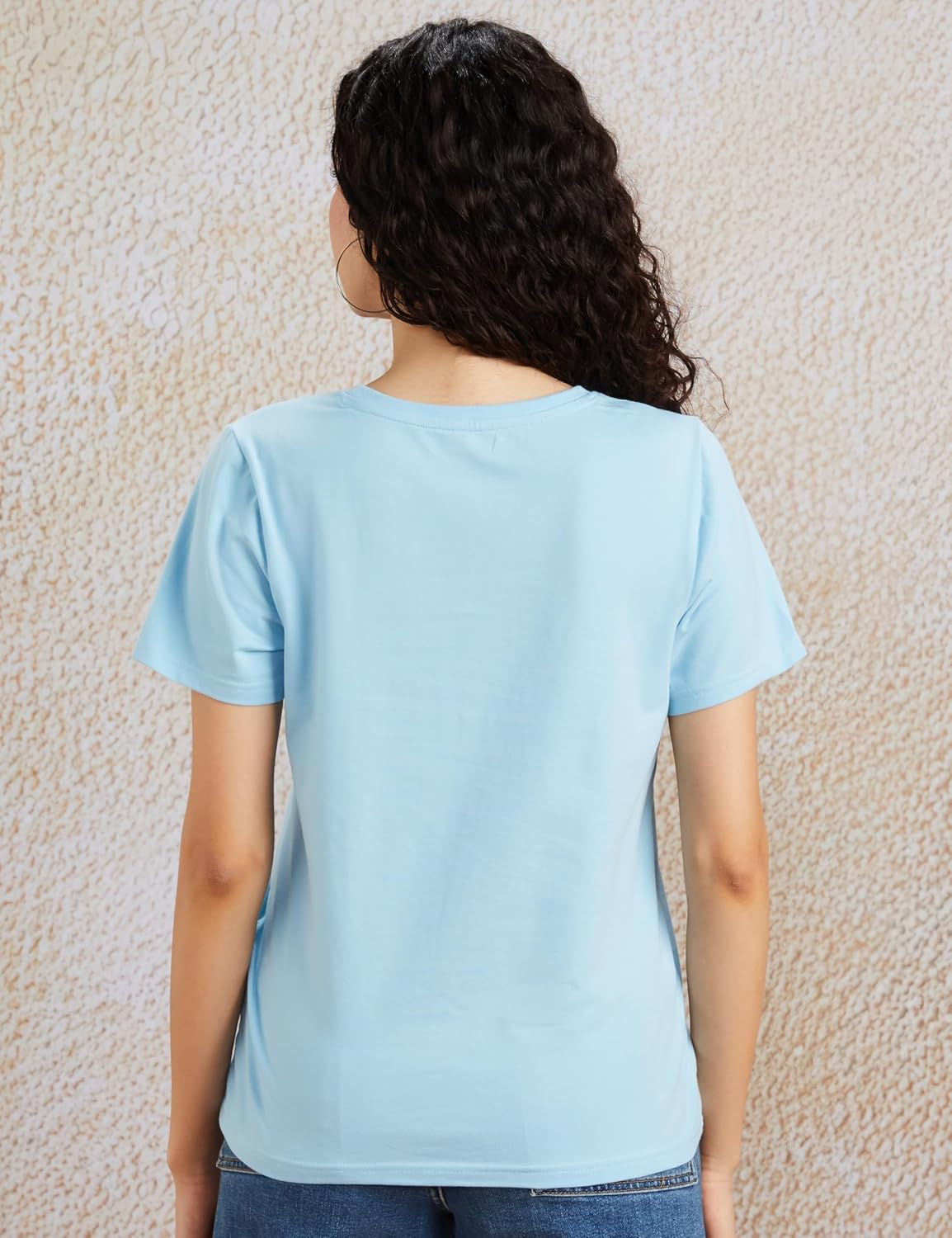 Women's Stretch Cotton Sleeveless T-Shirt - Image 26