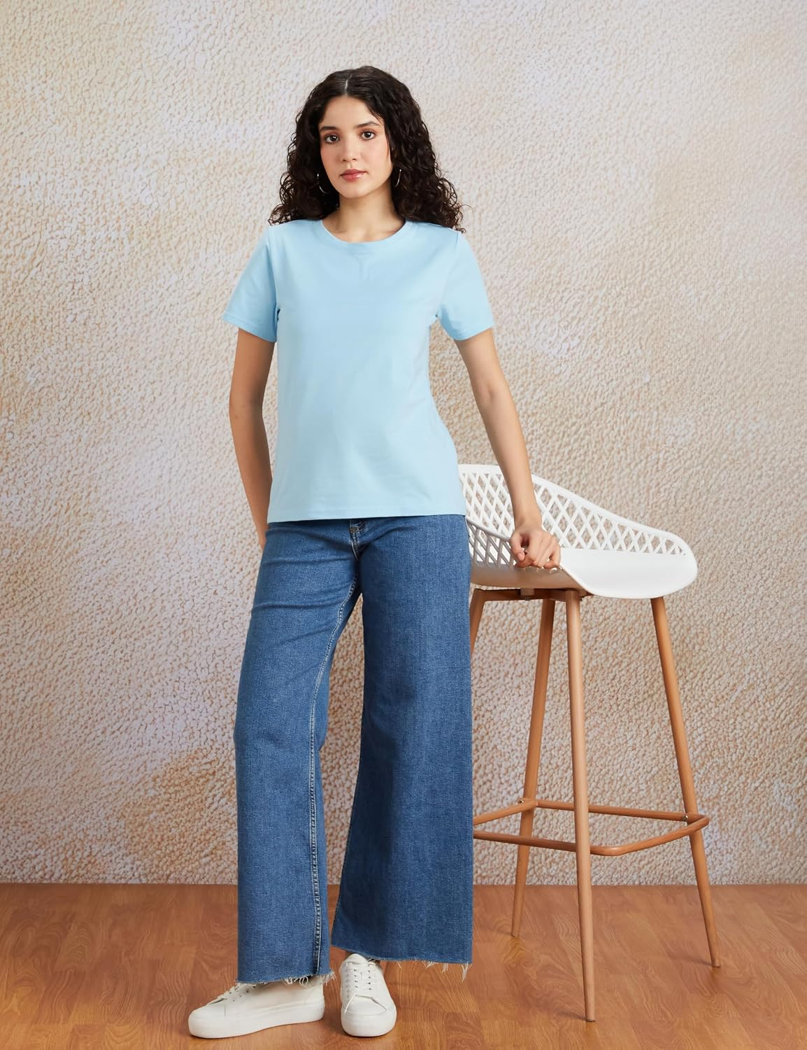 Women's Stretch Cotton Sleeveless T-Shirt - Image 27
