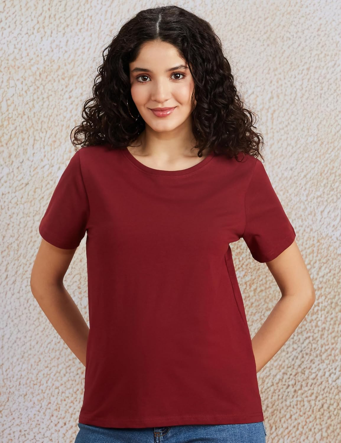 Women's Stretch Cotton Sleeveless T-Shirt - Image 38