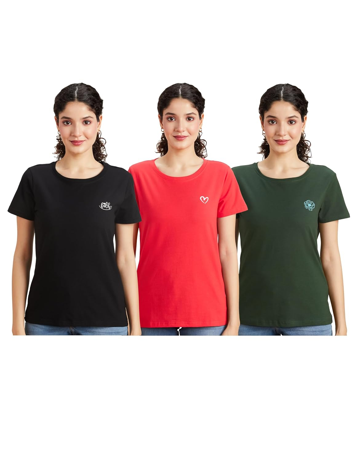 Women's Stretch Cotton Sleeveless T-Shirt - Image 44
