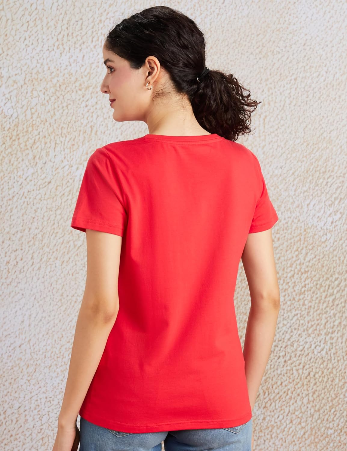 Women's Stretch Cotton Sleeveless T-Shirt - Image 46
