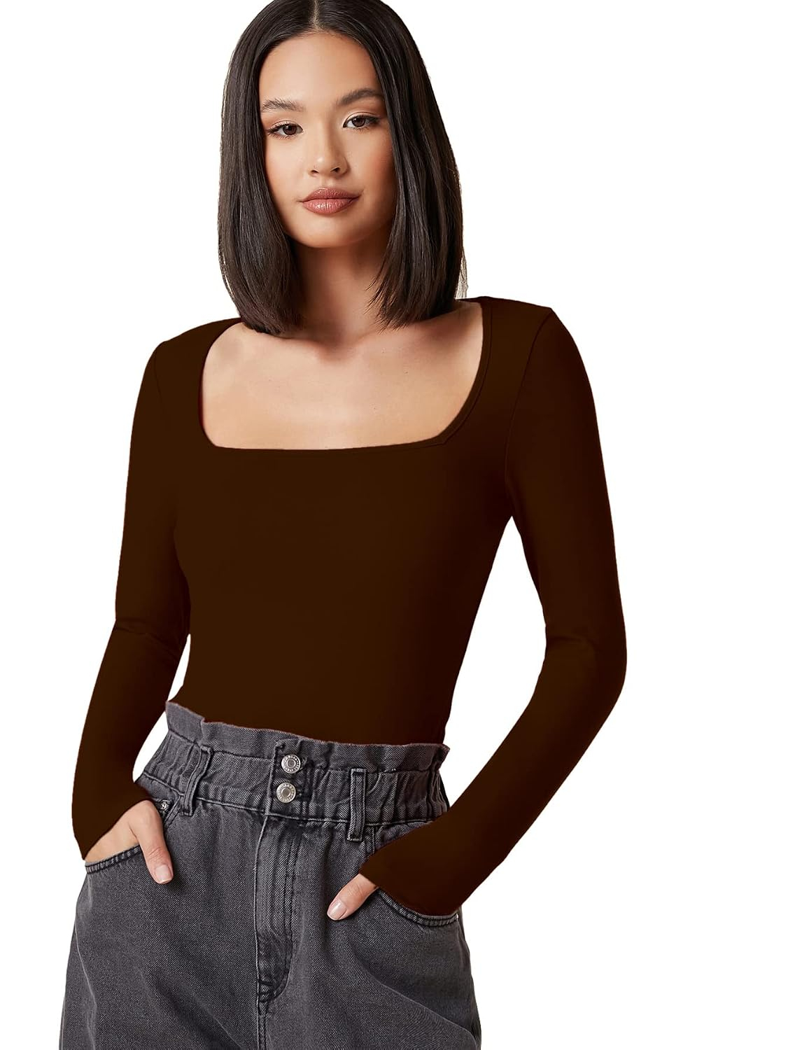 Women's Long-Sleeve Slim-Fit Top - Image 10