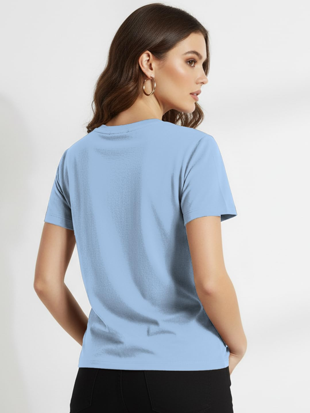 Women's Graphic Round-Neck T-Shirt - Image 4