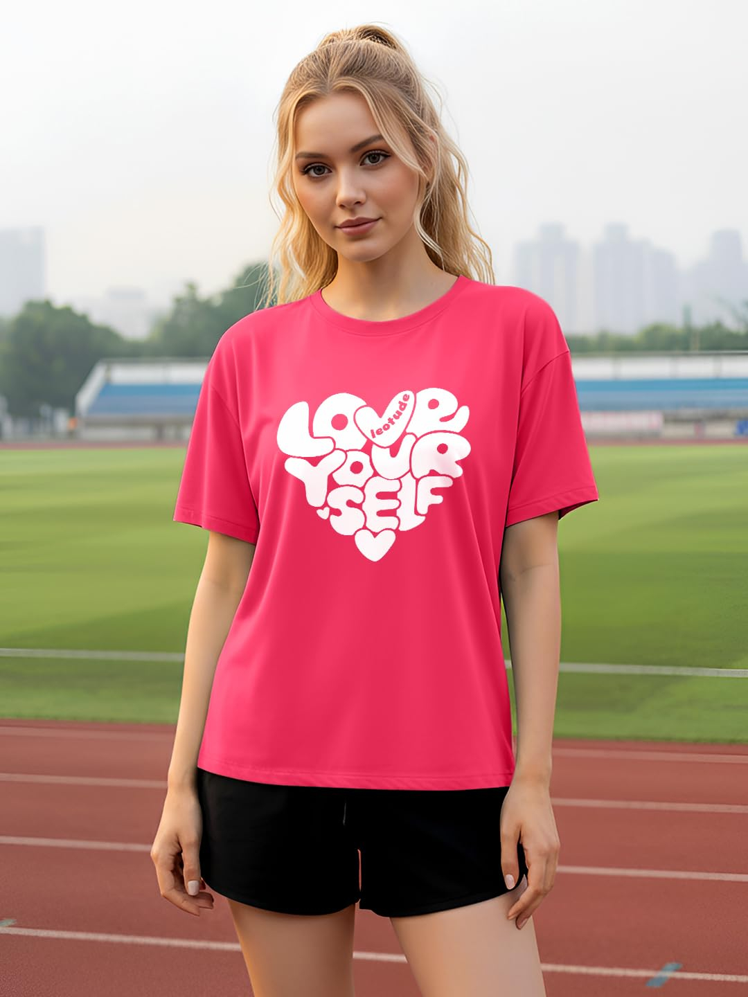 Women's Graphic Round-Neck T-Shirt - Image 10