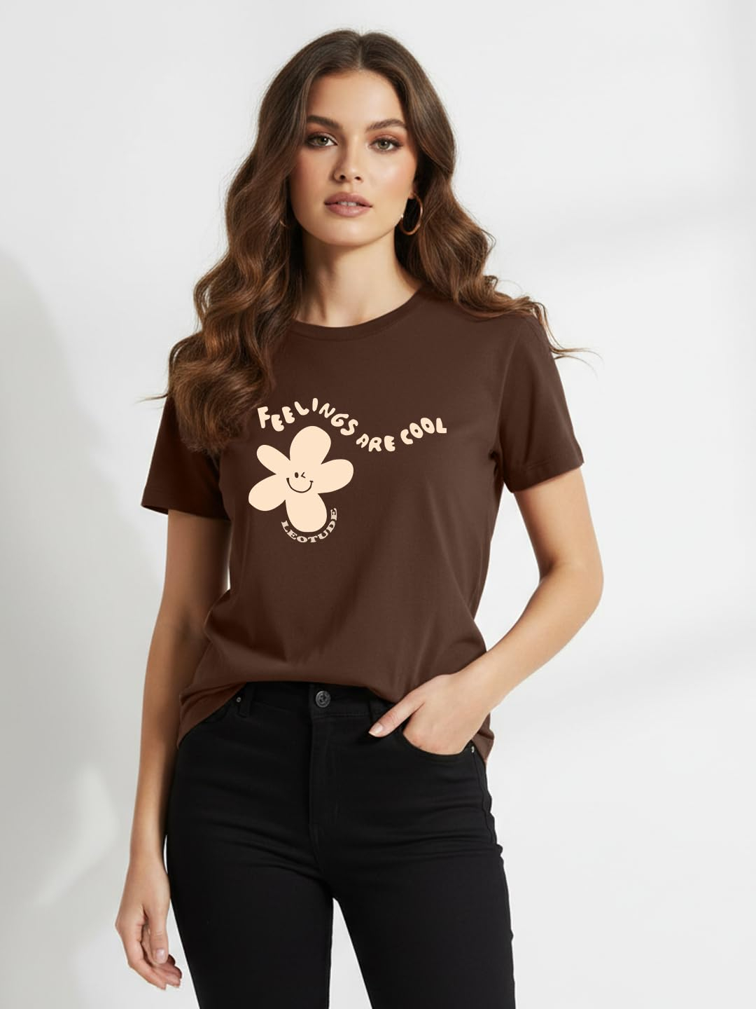 Women's Graphic Round-Neck T-Shirt - Image 13