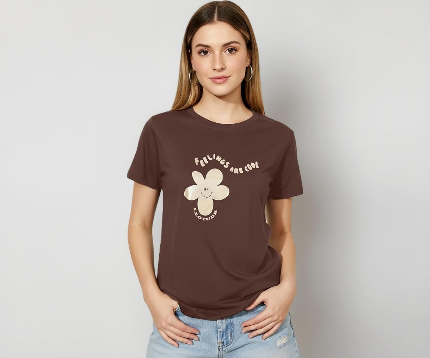 Women's Graphic Round-Neck T-Shirt - Image 24