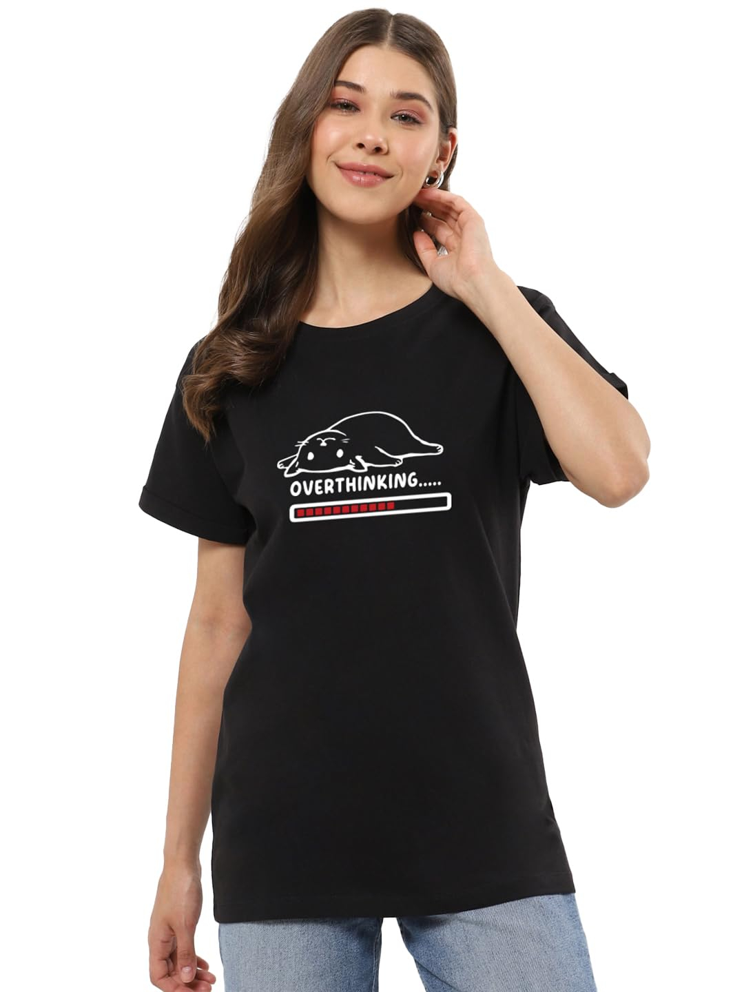 Women's Relaxed Graphic Boyfriend T-Shirt - Image 26