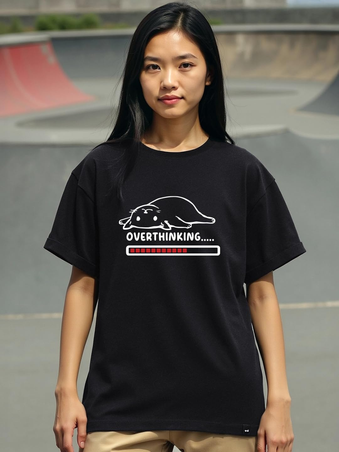 Women's Relaxed Graphic Boyfriend T-Shirt - Image 27