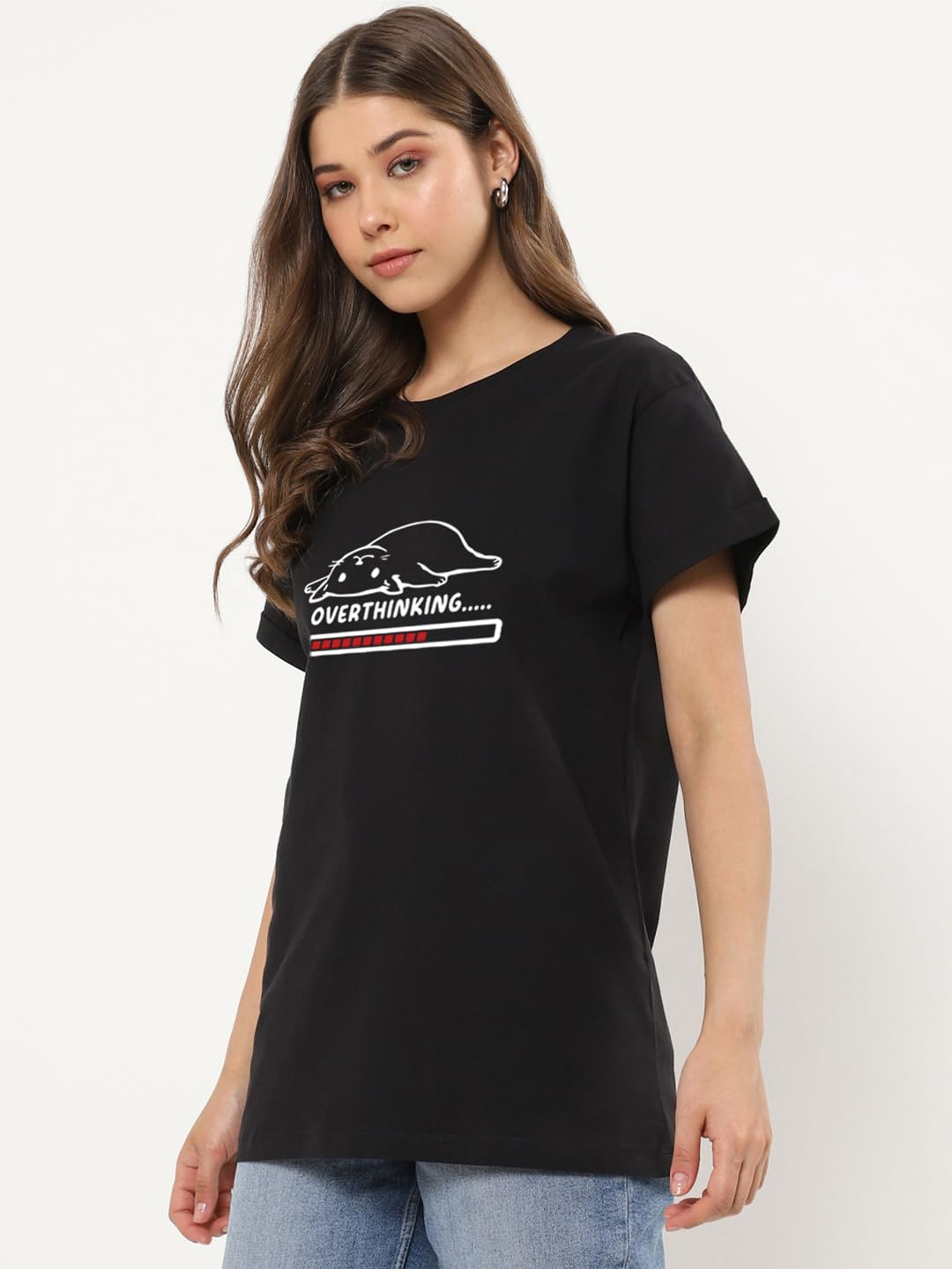 Women's Relaxed Graphic Boyfriend T-Shirt - Image 28