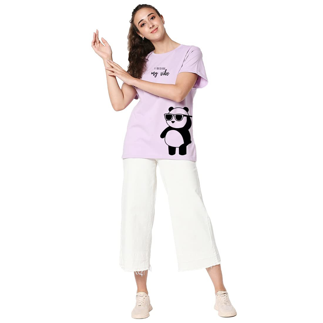 Women's Relaxed Graphic Boyfriend T-Shirt - Image 35