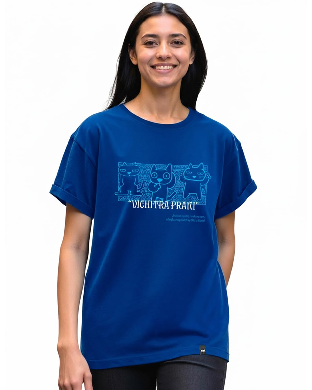 Women's Relaxed Graphic Boyfriend T-Shirt - Image 43