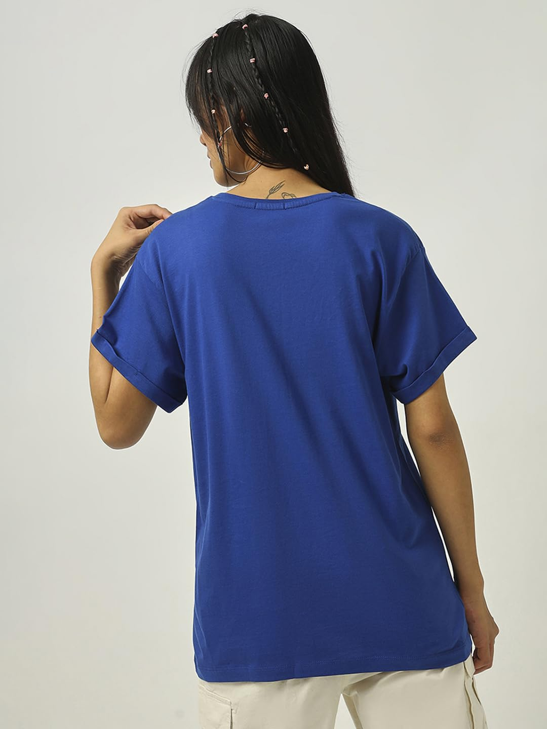 Women's Relaxed Graphic Boyfriend T-Shirt - Image 46