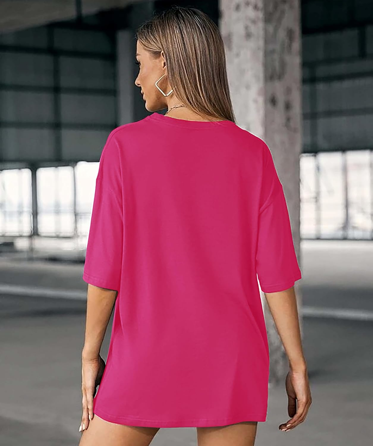 Women's Loose-Fit Drop-Shoulder T-Shirt Duo - Image 15